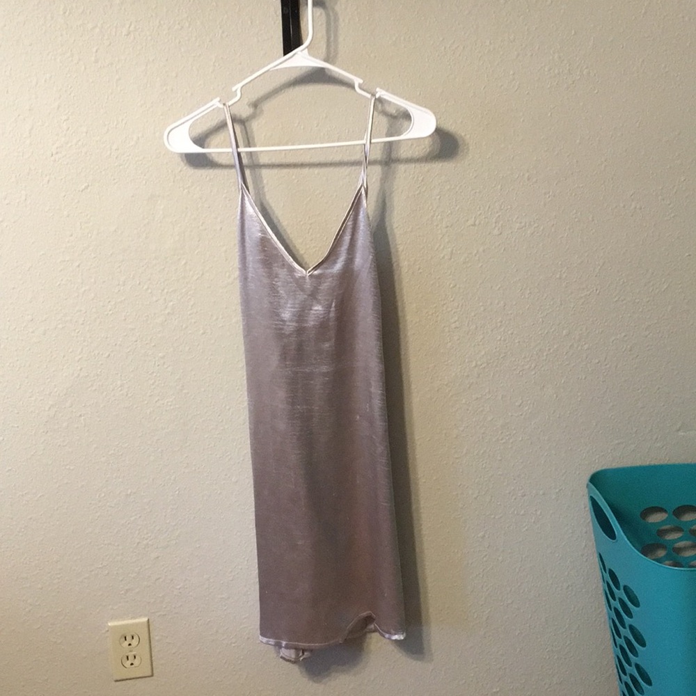 Silver party dress - Picture 3 of 3
